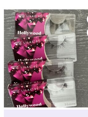 Lilac St lashes Hollywood 14mm NIB. 4 boxes